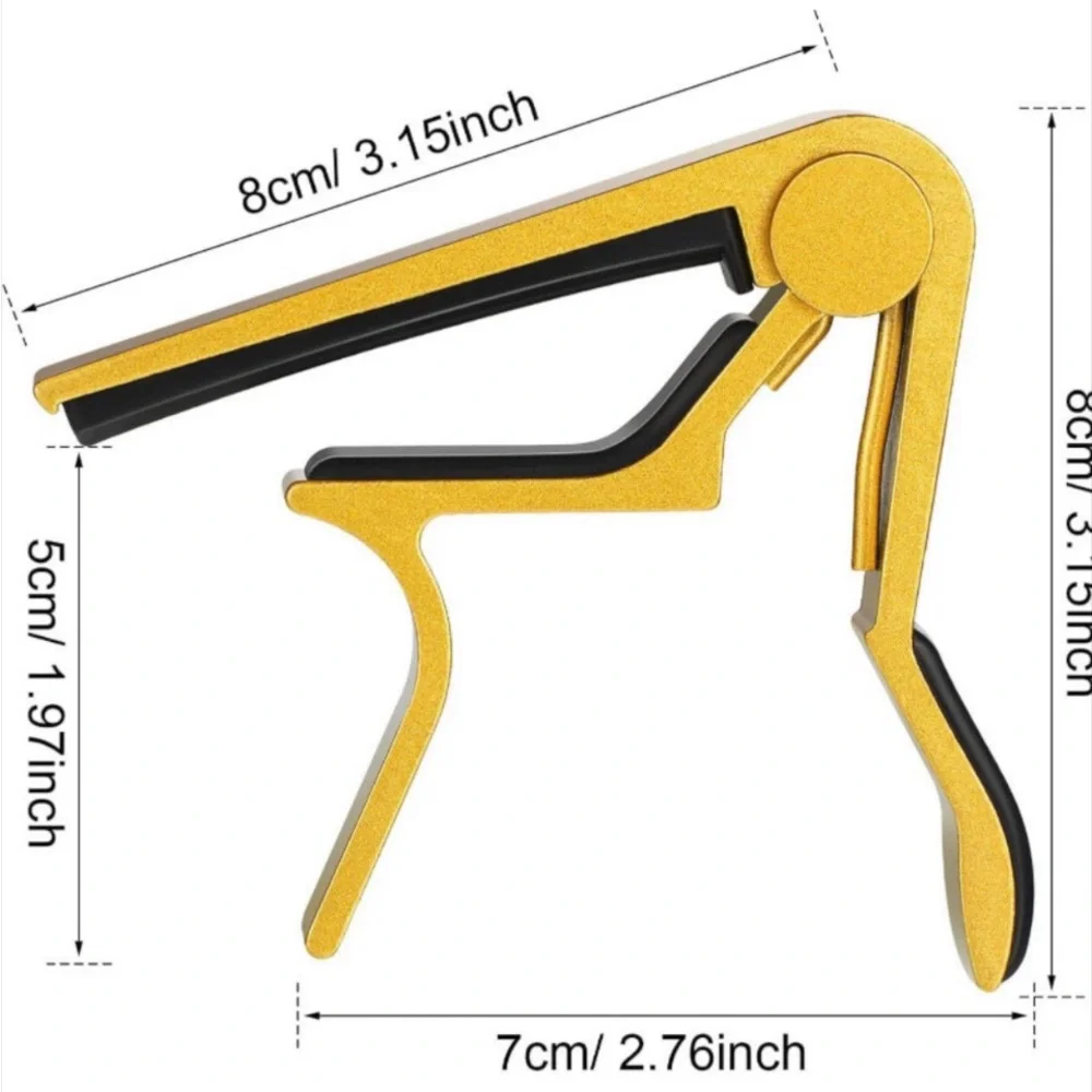Custom Rhinestone Guitar Capo - Picture 6 of 6